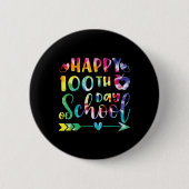 絞り染めハッピースクール先生 缶バッジ (正面)