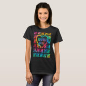 絞り染めハッピースクール先生 Tシャツ (正面フル)