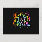 絞り染めハローシブグレード先生 案内ポストカード (正面)