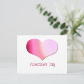 絞り染めハートはがき ポストカード (スタンド正面)