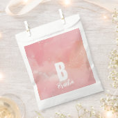 絞り染めバス・ミツバ誕生日 フェイバーバッグ (クリップ留めされた状態)