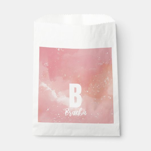 絞り染めバス・ミツバ誕生日 フェイバーバッグ (正面)