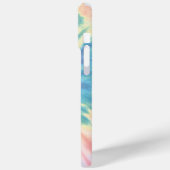 絞り染めパステルサマースパイラル絞り染めレインボー Case-Mate iPhoneケース (裏面 / 左)