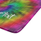 絞り染めパターン（の模様が）ある織物 カッティングボード (角)