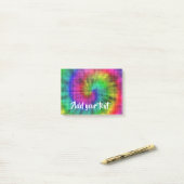 絞り染めパターン(の模様が)ある織物 ポストイット (デスク上)