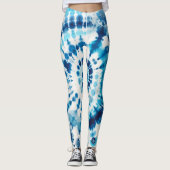 絞り染めパターン レギンス (正面)