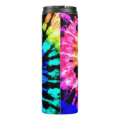 絞り染めパターン。手描き虹しぼり。インクt タンブラー (裏面)