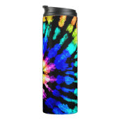 絞り染めパターン。手描き虹しぼり。インクt タンブラー (回転右)