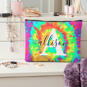 絞り染めパーソナライズされた アクセサリーポーチ