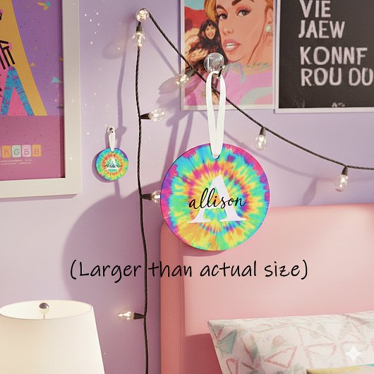 絞り染めパーソナライズされた オーナメント