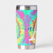 絞り染めパーソナライズされた 保温保冷タンブラー (正面)