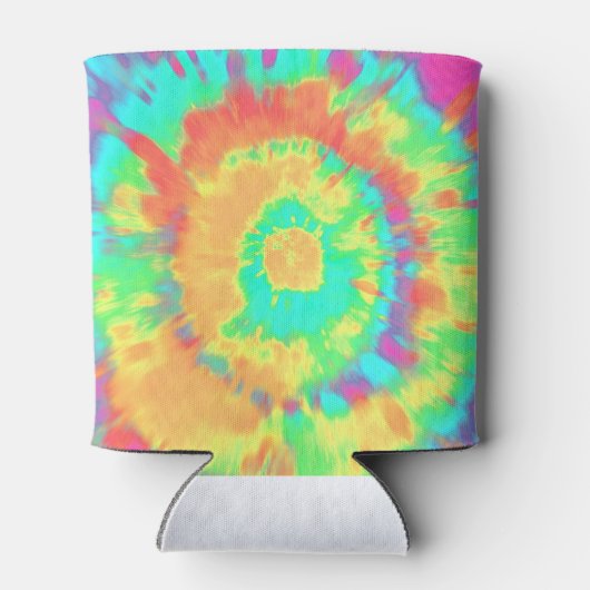 絞り染めパーソナライズされた 缶クーラー (裏面)