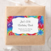 絞り染めパーティーウォーターカスタマイズボトルお願い ラベル (インサイチュ)