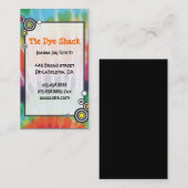 絞り染めパーティープランナーアーティストデザイナーカード 名刺 (正面/裏面)