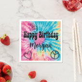 絞り染めパーティーペーパーナプキン スタンダードカクテルナプキン (インサイチュ)