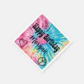 絞り染めパーティーペーパーナプキン スタンダードカクテルナプキン