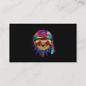 絞り染めヒッパイスロスヒッピネスピースラブスロス68 名刺 (裏面)