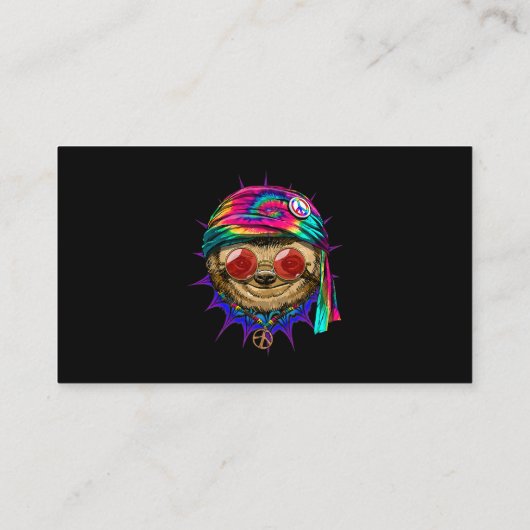 絞り染めヒッパイスロスヒッピネスピースラブスロス68 名刺 (裏面)