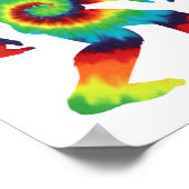 絞り染めビッグフット ポスター (角)