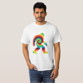 絞り染めビッグフット Tシャツ (正面フル)