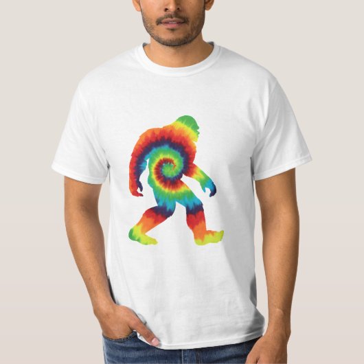 絞り染めビッグフット Tシャツ (正面)