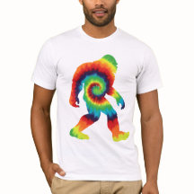 絞り染めビッグフットTシャツ