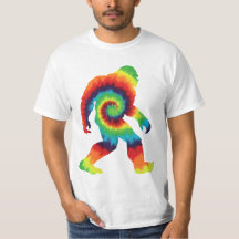 絞り染めビッグフットTシャツ