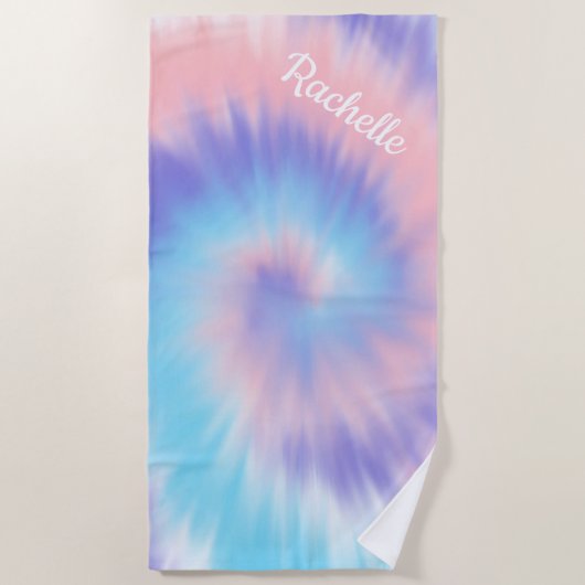 絞り染めビーチタオル ビーチタオル (正面)