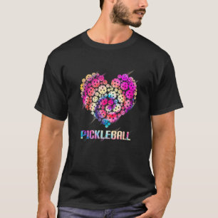 絞り染めピックルボール選手スポーツ愛好家ファミリーマット Tシャツ