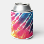 絞り染めピンクブルーパープルイエロー 缶クーラー (缶裏面)