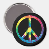 絞り染めピースサイン磁石 マグネット (正面/裏面)