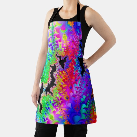 絞り染めフラクタル エプロン (インサイチュ)