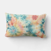 絞り染めプリント装飾用クッション ランバークッション (裏面)