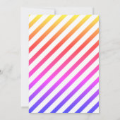 絞り染めプールの誕生日の招待 サンキューカード (裏面)