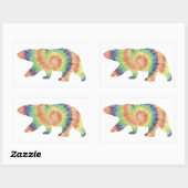 絞り染めポーラベアシール 長方形シール (シート)