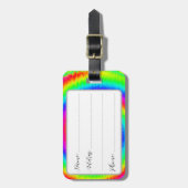 絞り染めラゲッジタグ ラゲッジタグ (正面縦)