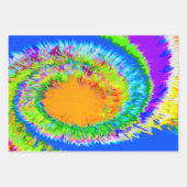 絞り染めラッピング紙フラットシートセット3 ラッピングペーパーシート (正面2)