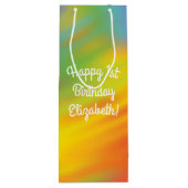 絞り染めレインボーバースデーパーティー ワインギフトバッグ (裏面)