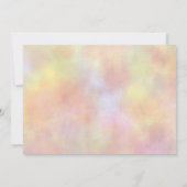 絞り染めレインボーフォトサンキューカード 招待状 (裏面)