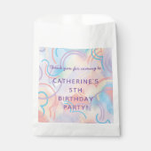 絞り染めレインボー フェイバーバッグ (正面)