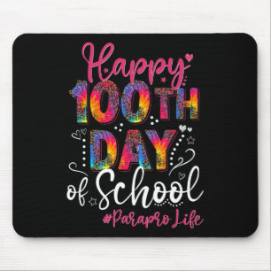 絞り染めレオパードHappy学校の100日Paraprof マウスパッド