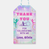 絞り染め体操ジャンプ遊誕生日ありがとう ギフトタグ (裏面)