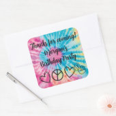 絞り染め党 スクエアシール (封筒)