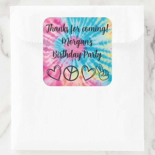 絞り染め党 スクエアシール (バッグ)