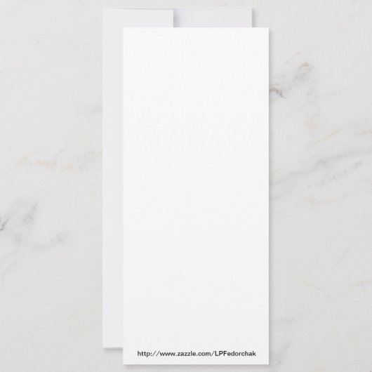 絞り染め卒業パーティー招待状 招待状 (裏面)