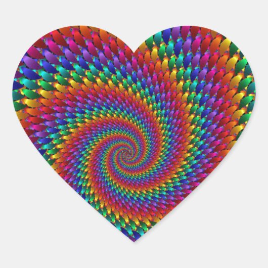 絞り染め基本 ハートシール (正面)