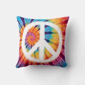 絞り染め平和サイン クッション (裏面)