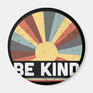 絞り染め平和シンボルヒッピーBe Kind マグネット