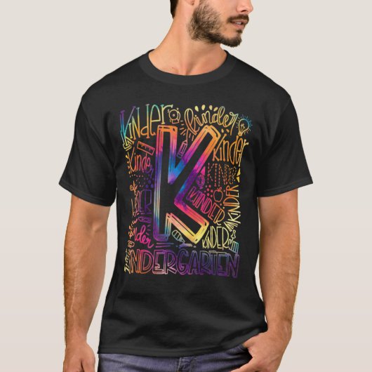絞り染め幼稚園ティーチャーシャツ Tシャツ (正面)