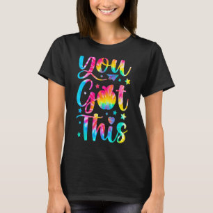 絞り染め得先生の学生テスト Tシャツ